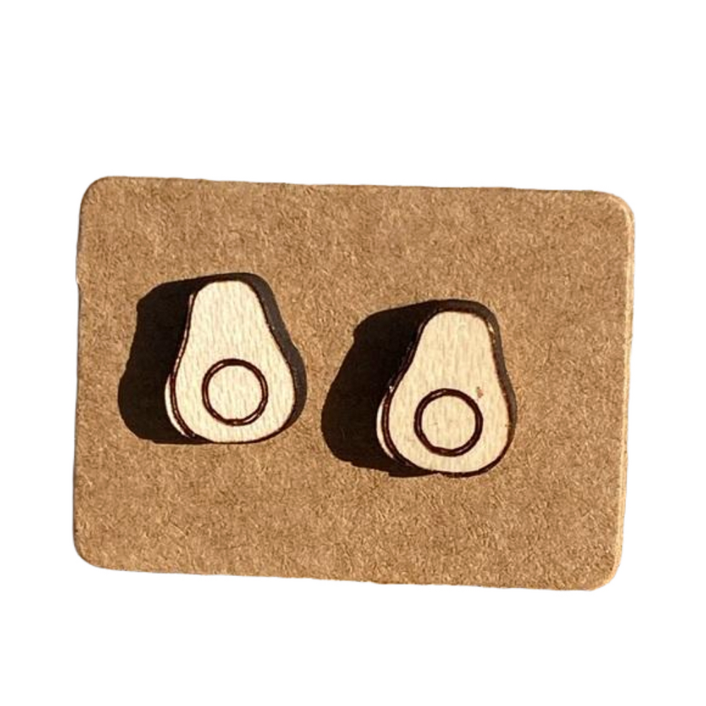 Avocado Stud Earrings
